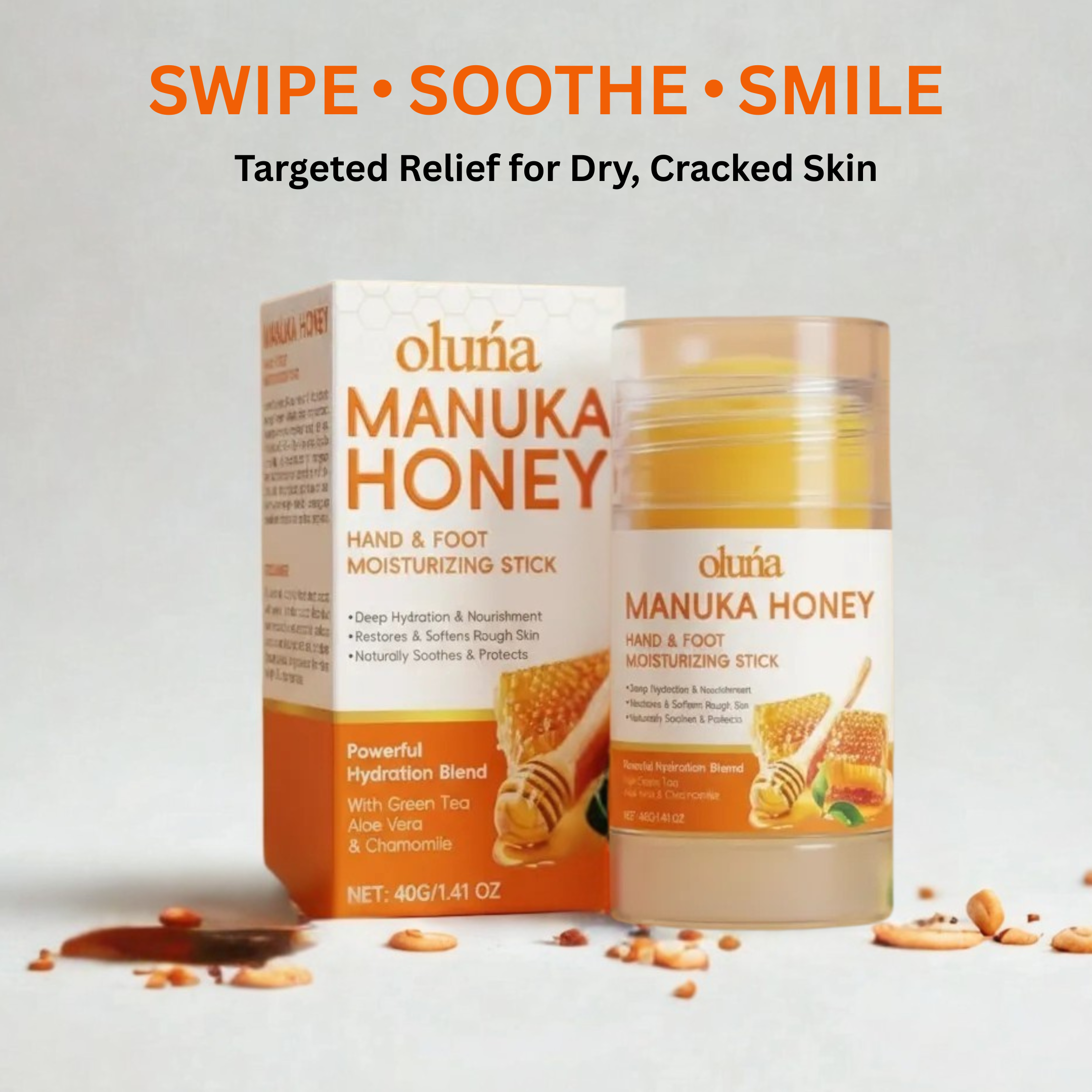 Oluńa Manuka Honey Feet Relief Stick